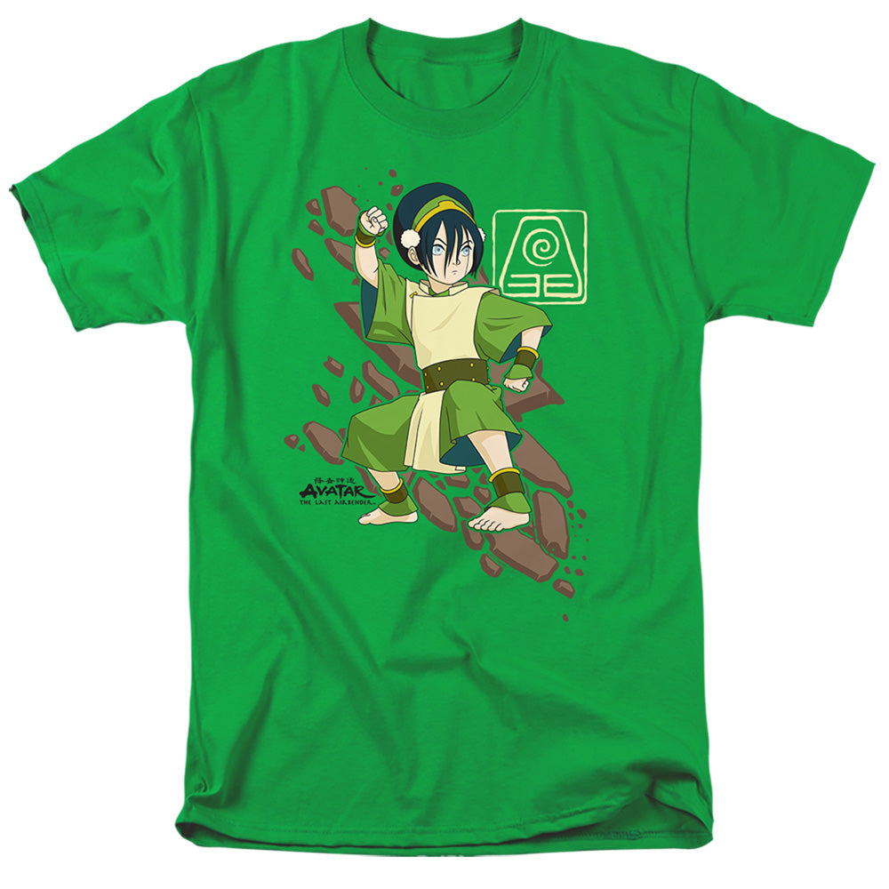 Avatar The Last Airbender Toph Rock Slide Mens T Shirt Kelly Green Style001 - clothing by TeeHivey.com