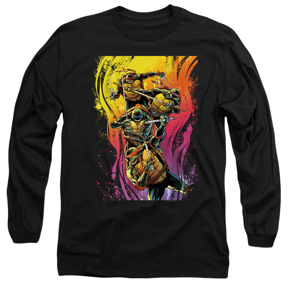 TMNT - Hot Rainbow Warriors - Adult Long Sleeve T-Shirt - clothing by TeeHivey.com