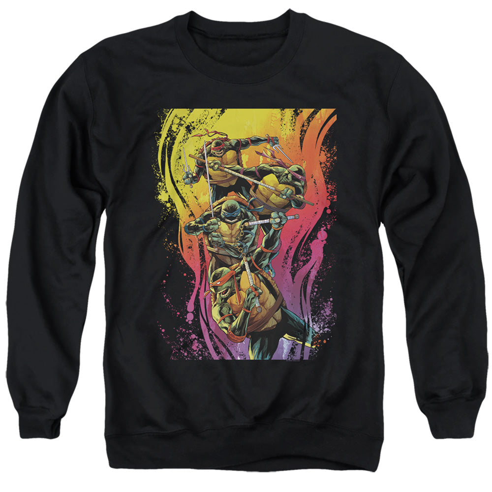 TMNT - Hot Rainbow Warriors - Adult Sweatshirt - clothing by TeeHivey.com