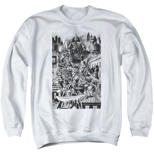 TMNT - Take Down Shredder - Adult Sweatshirt - clothing by TeeHivey.com