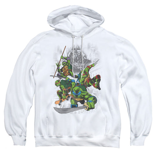 TMNT - Shredder And Turtles Comic - Adult Pullover Hoodie - clothing by TeeHivey.com