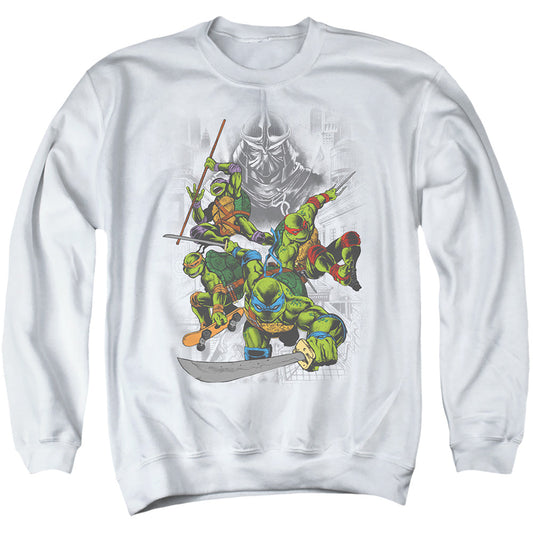 TMNT - Shredder And Turtles Comic - Adult Sweatshirt - clothing by TeeHivey.com