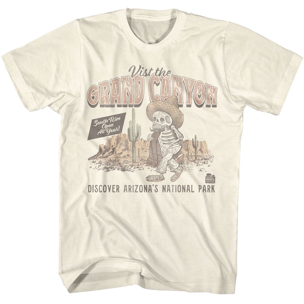 National Parks - Visit The Grand Canyon - Adult Short Sleeve T-Shirt - clothing by TeeHivey.com (Image 1)