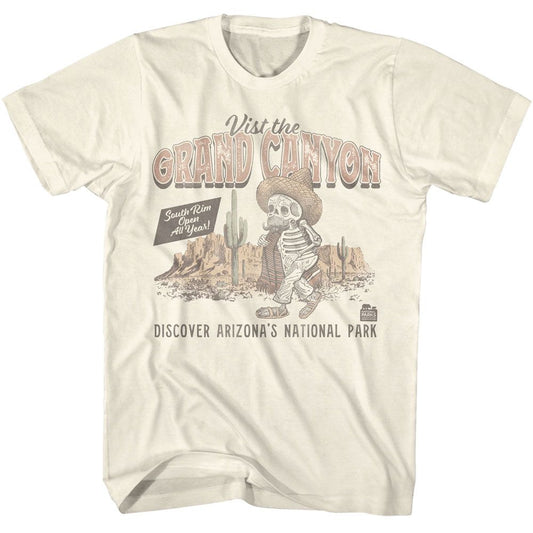 National Parks - Visit The Grand Canyon - Adult Short Sleeve T-Shirt - clothing by TeeHivey.com (Image 1)