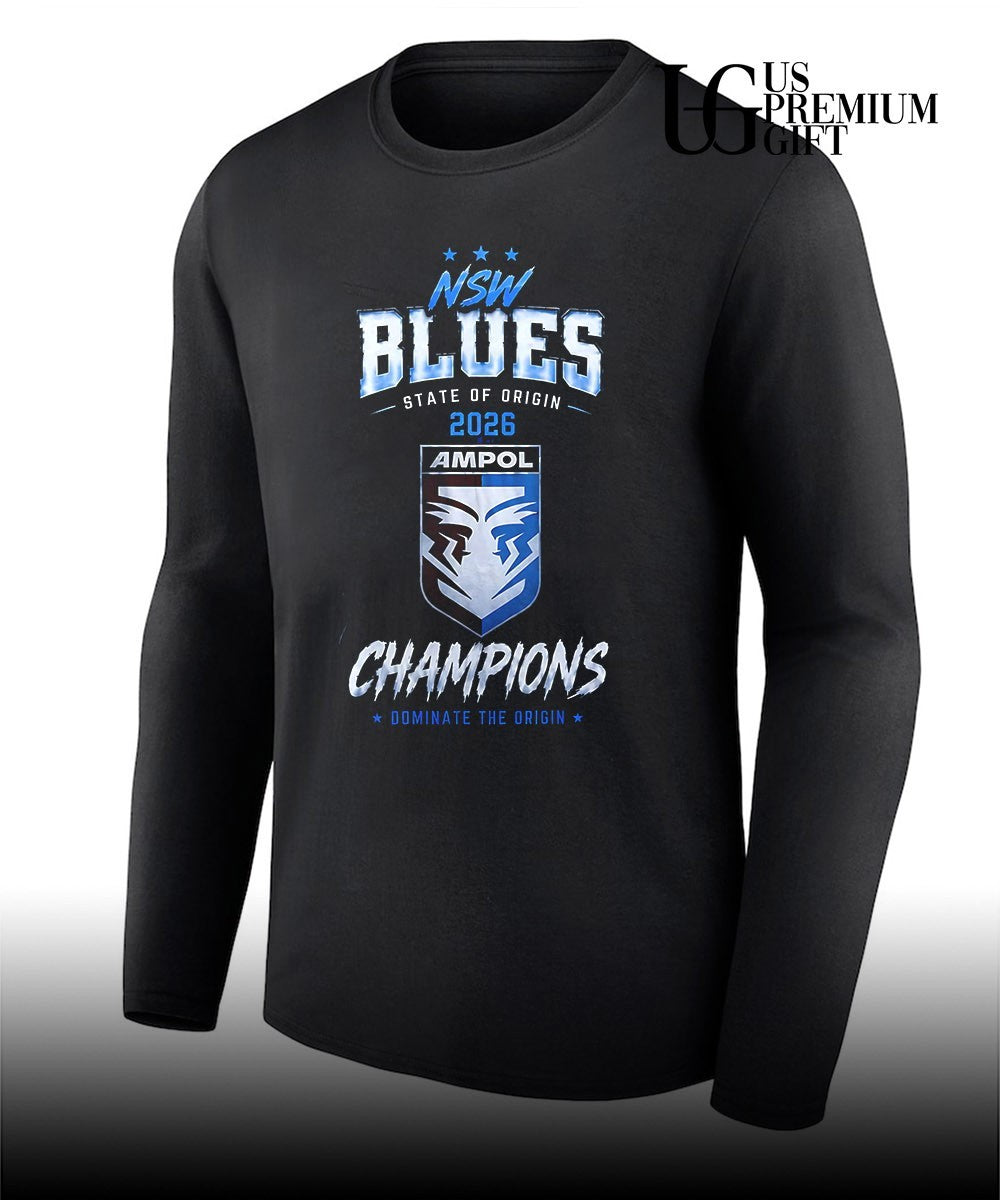 NSW Blues State Of Origin 2026 Champions shirt