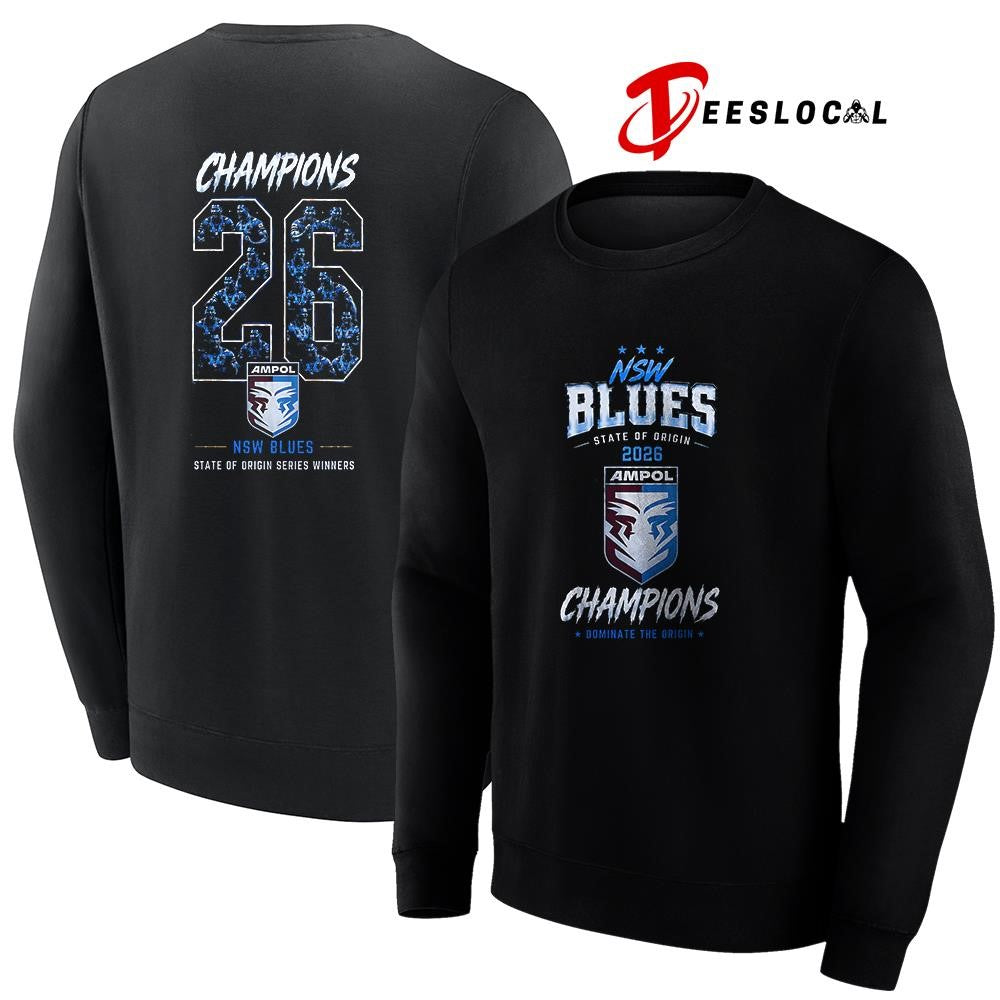 NSW Blues State Of Origin champions State of origin series winners shirt