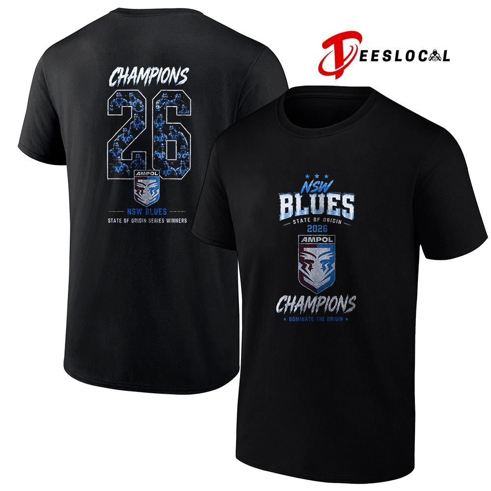 NSW Blues State Of Origin champions State of origin series winners shirt