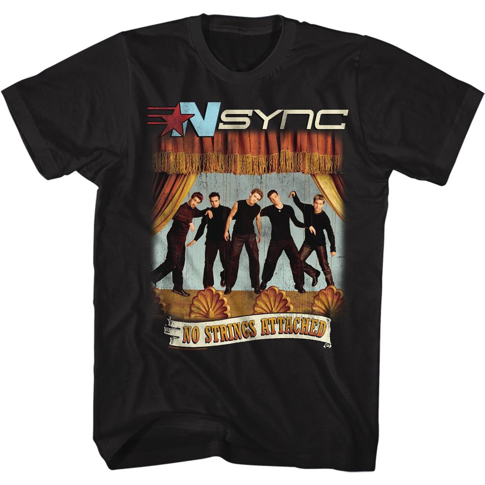 Nsync - No Strings No Words - Short Sleeve - Adult - T-Shirt - clothing by TeeHivey.com