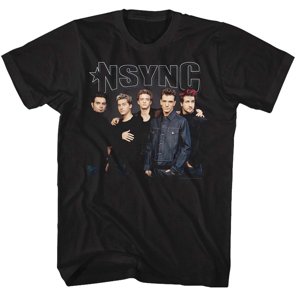 Nsync - Stark Group Shot - Short Sleeve - Adult - T-Shirt - clothing by TeeHivey.com