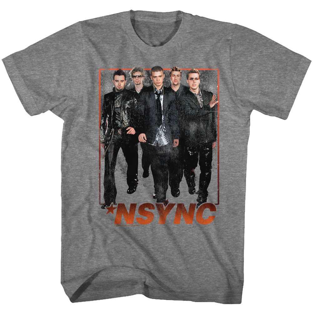 Nsync - Struttin - Short Sleeve - Heather - Adult - T-Shirt - clothing by TeeHivey.com