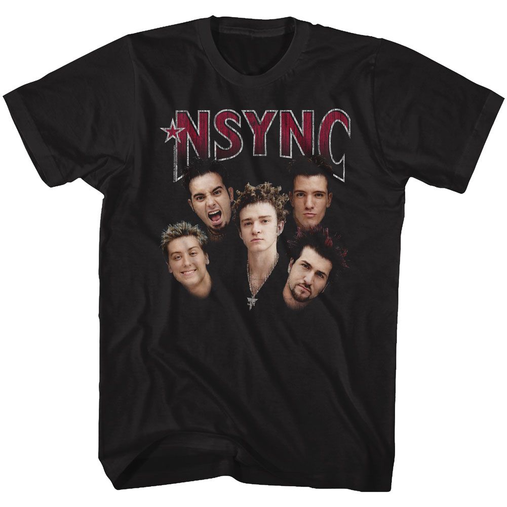 Nsync - Group Shot - Short Sleeve - Adult - T-Shirt - clothing by TeeHivey.com