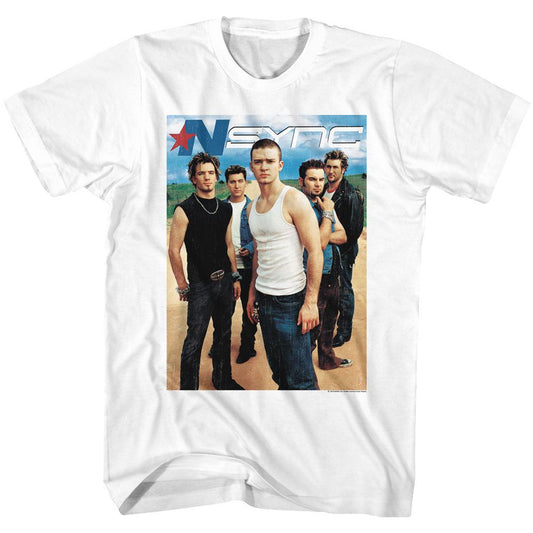 Nsync - Group Photo - Short Sleeve - Adult - T-Shirt - clothing by TeeHivey.com