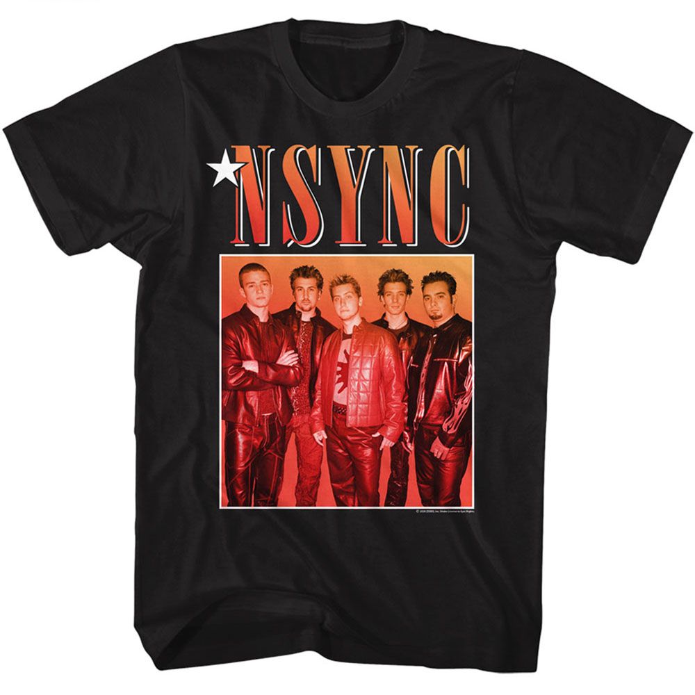 Nsync - Gradient Box - Short Sleeve - Adult - T-Shirt - clothing by TeeHivey.com