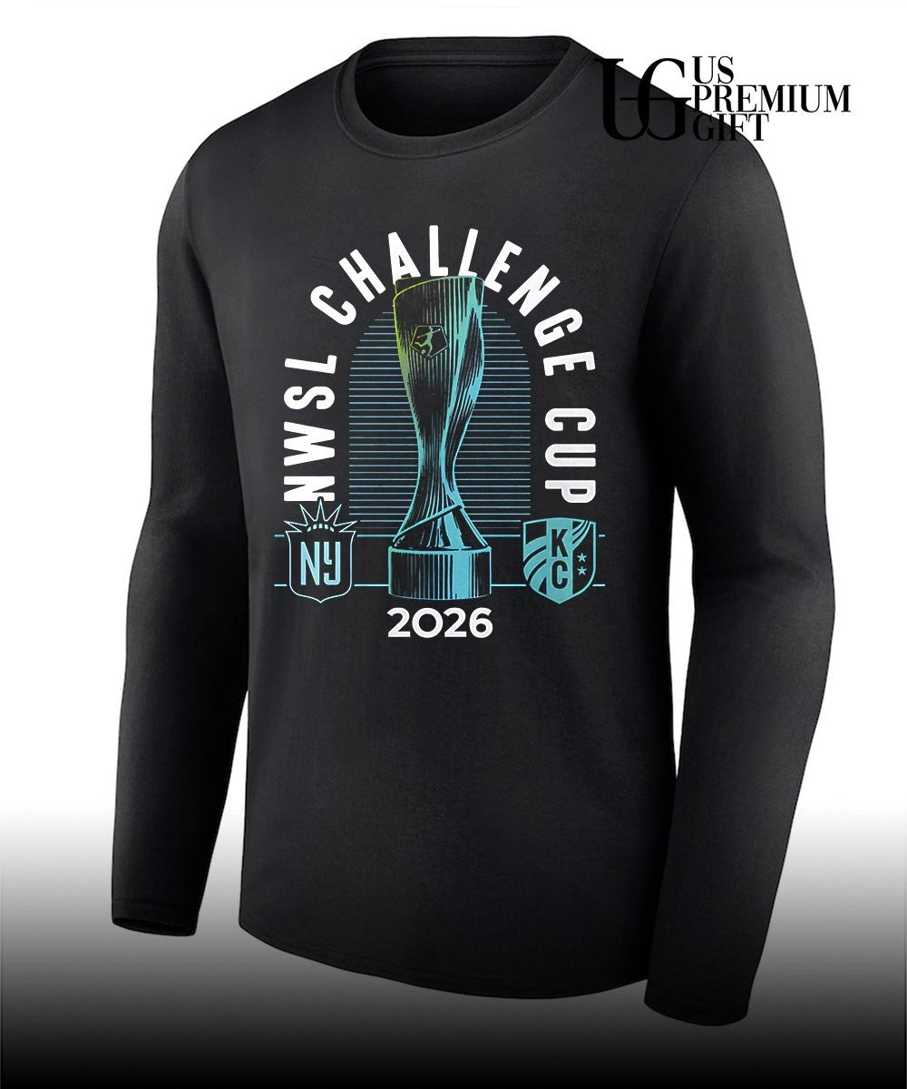 NWSL Challenge Cup 2026 Gotham FC vs Kansas City Current trophy shirt