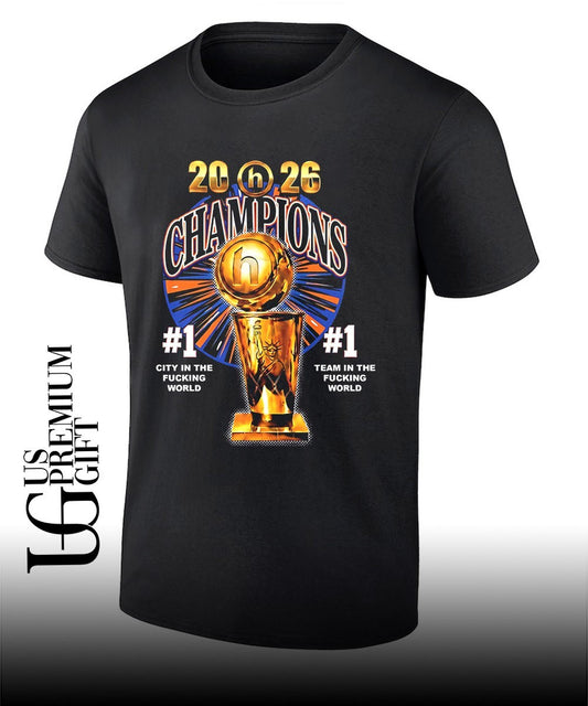 NY Knicks 2026 Champions Trophy #1 team in the fucking world T-shirt