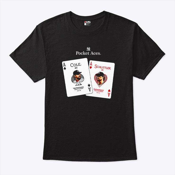 New York Yankees Pocket Aces Gerrit Cole and Cam Schlittler Shirt