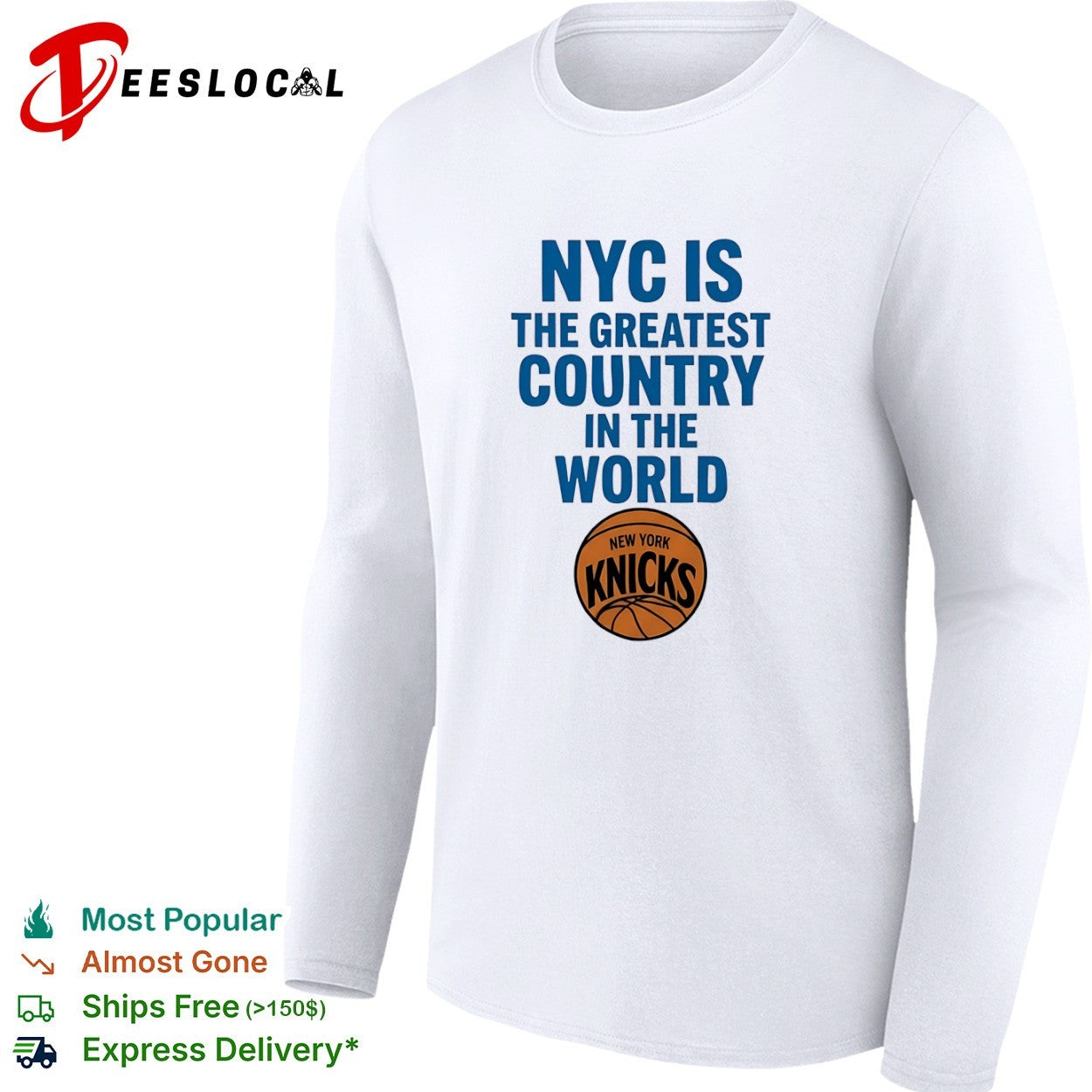 NYC is the greatest country in the world New York Knicks shirt