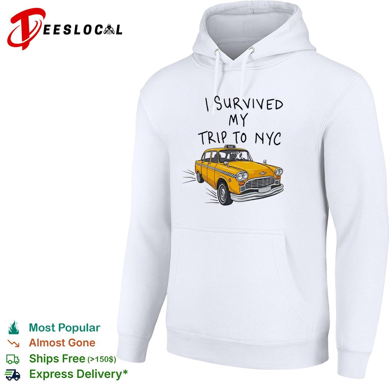 NYC vacation I survived my trip to yellow taxi shirt