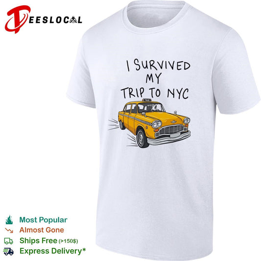 NYC vacation I survived my trip to yellow taxi shirt