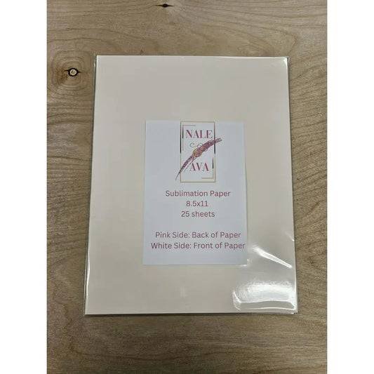Nale & Ava Sublimation Paper 8.5X11 (25 Sheets)