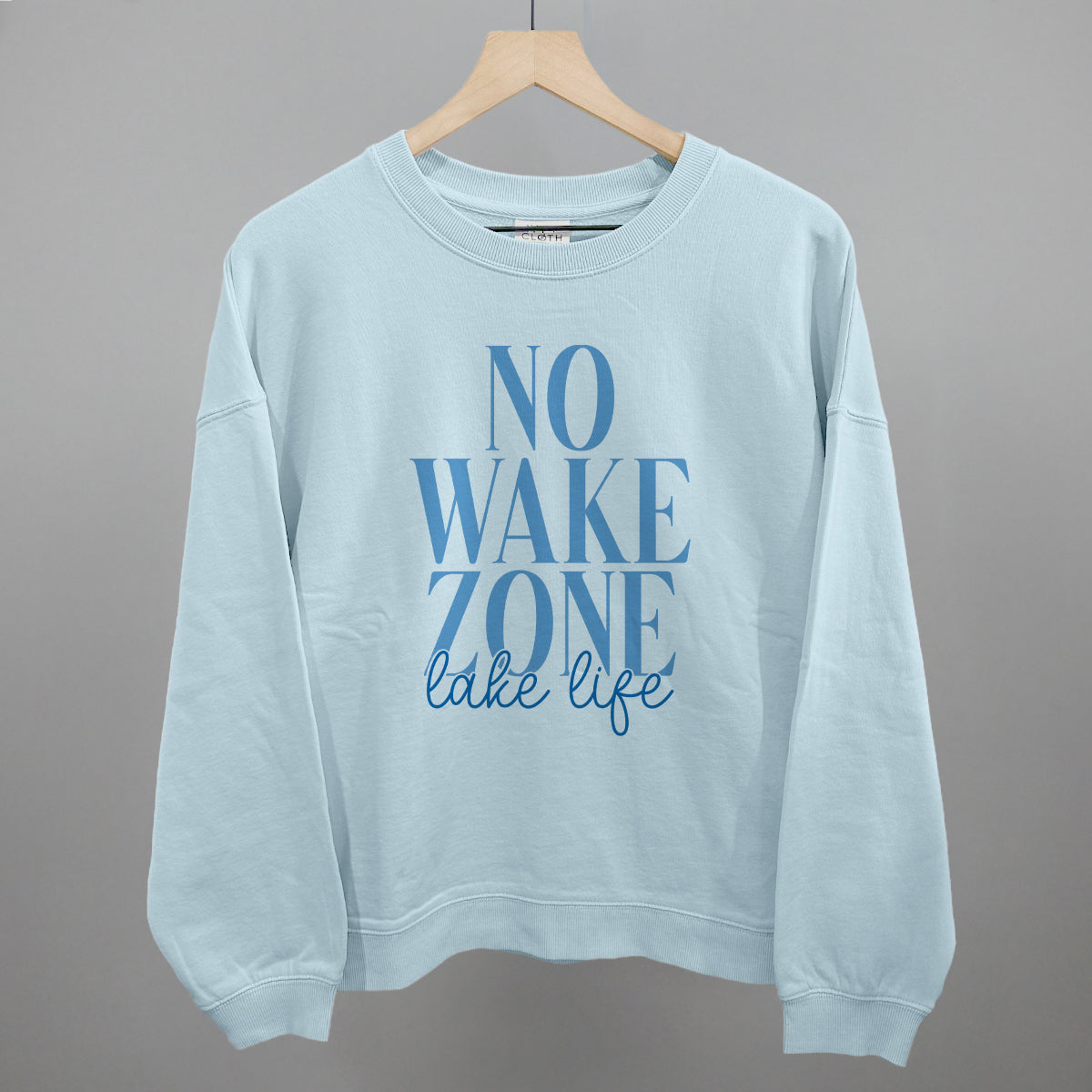 No Wake Zone Lake Life - clothing by TeeHivey.com (Image 1)