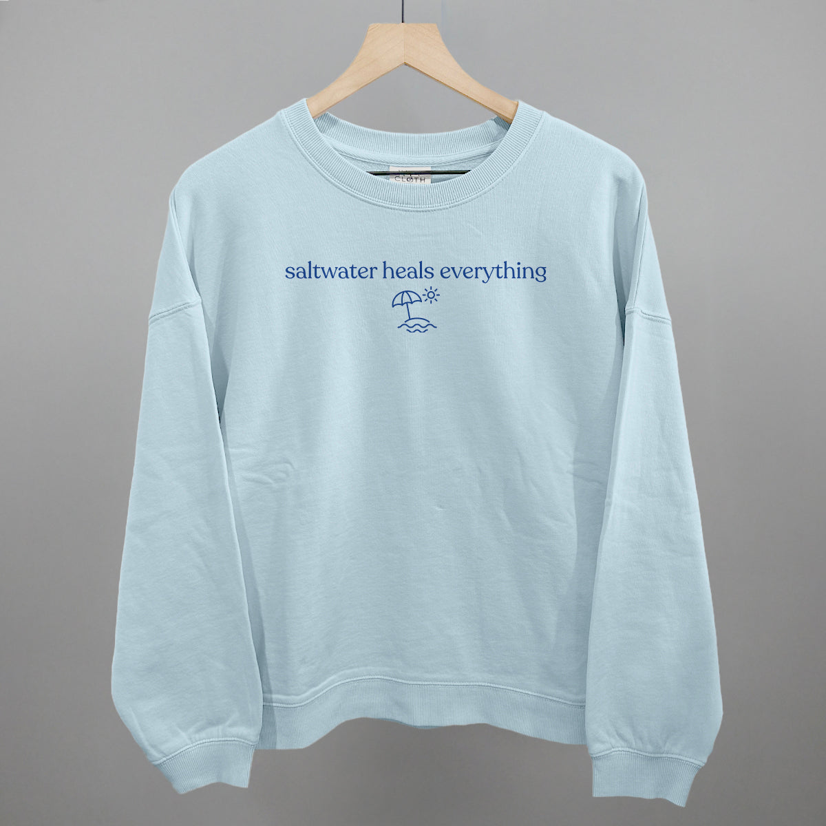 Saltwater Heals Everything Doodle - clothing by TeeHivey.com (Image 1)
