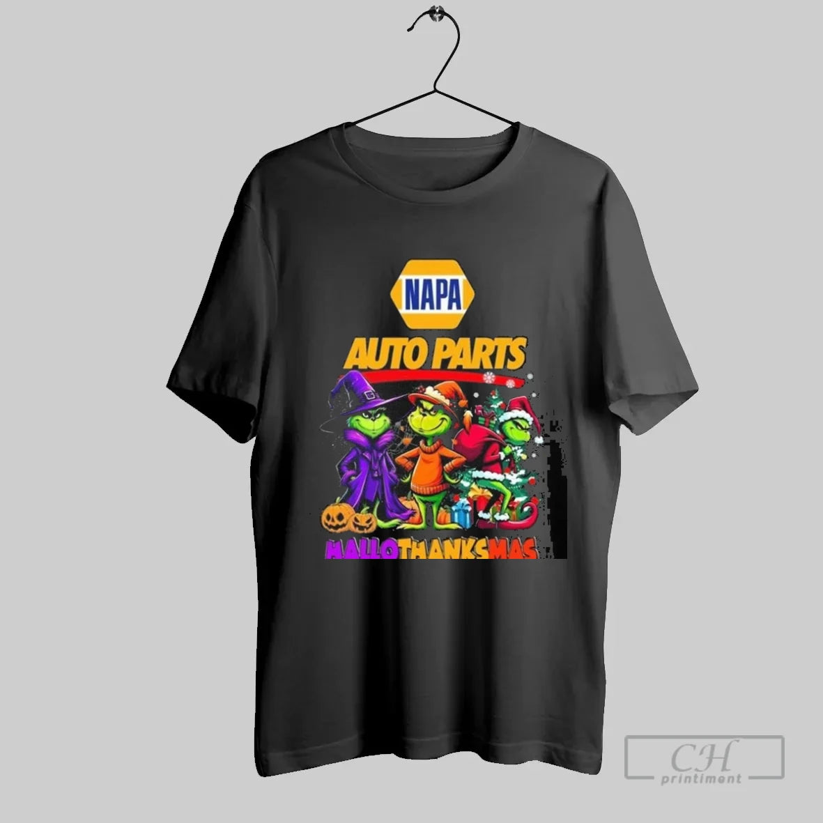 Napa Auto Parts The Grinch Hallothanksmas 2025 - clothing by TeeHivey.com