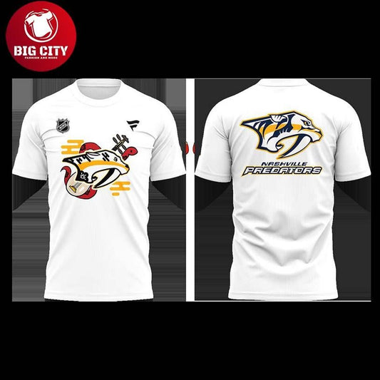 Nashville Predators Asian Pacific Islander Music Heritage Night 2026 Two Sided Shirt