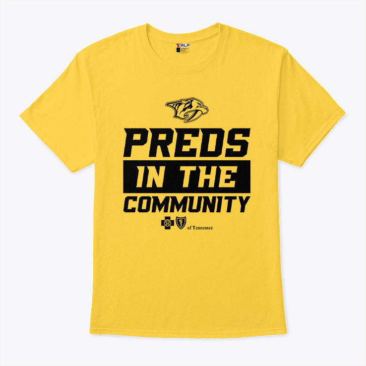 Nashville Predators Preds In the Community Of Tennessee T Shirt