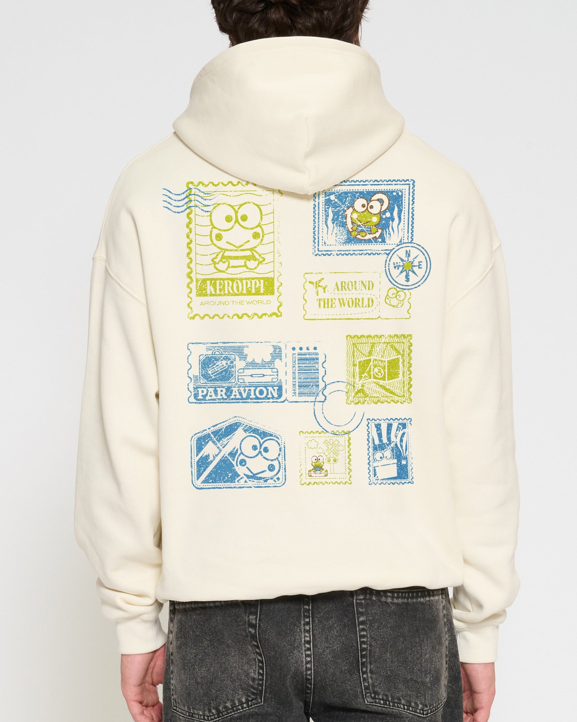 Keroppi Stamp Hoodie