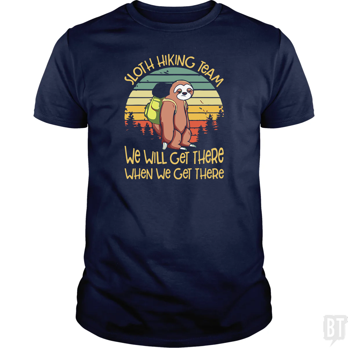 Funny Sloth Hiking Team