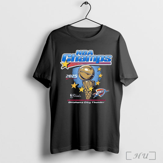 Nba Champions 2025 Oklahoma City Thunder T Shirt