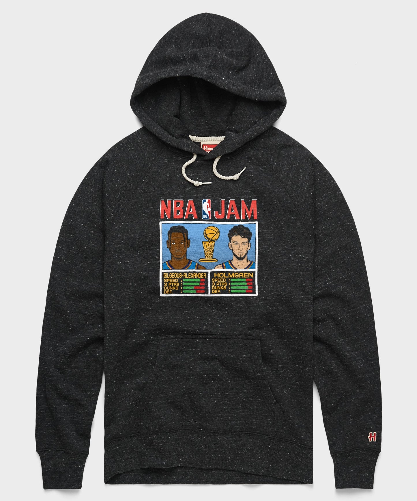 NBA Jam Thunder 2025 Champs Gilgeous-Alexander And Holmgren Hoodie
