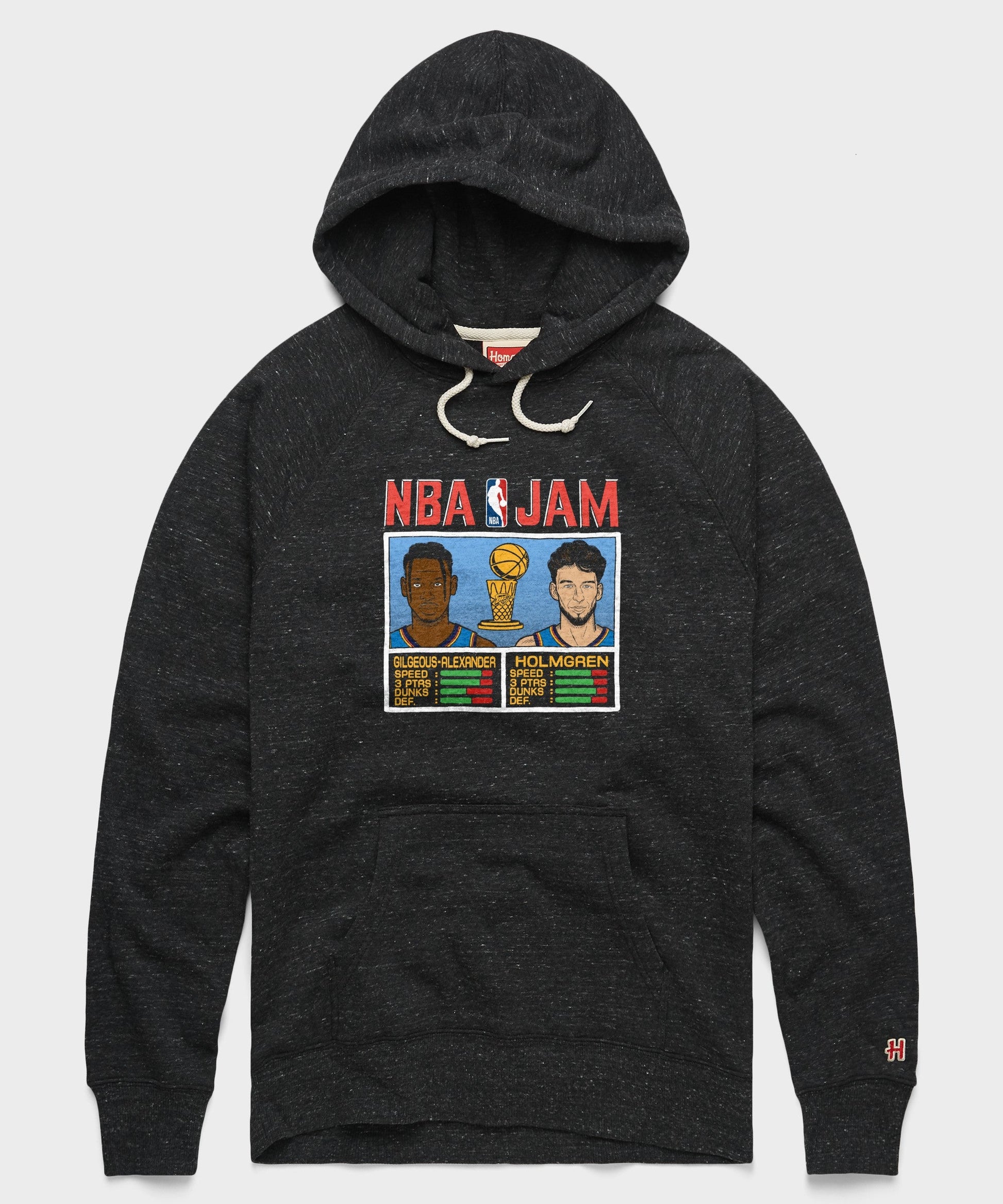 NBA Jam Thunder 2025 Champs Gilgeous-Alexander And Holmgren Hoodie