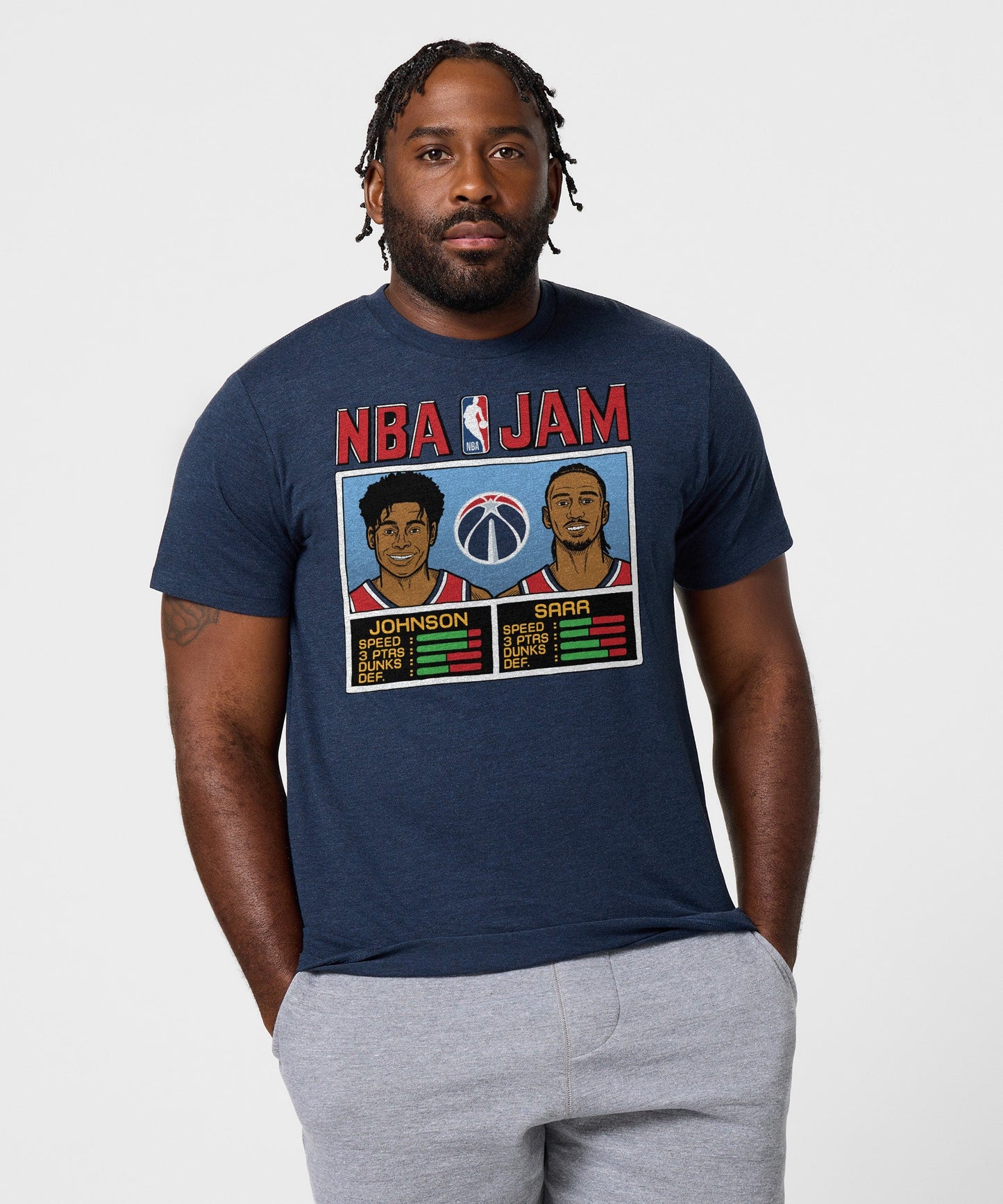 NBA Jam Wizards Johnson And Sarr