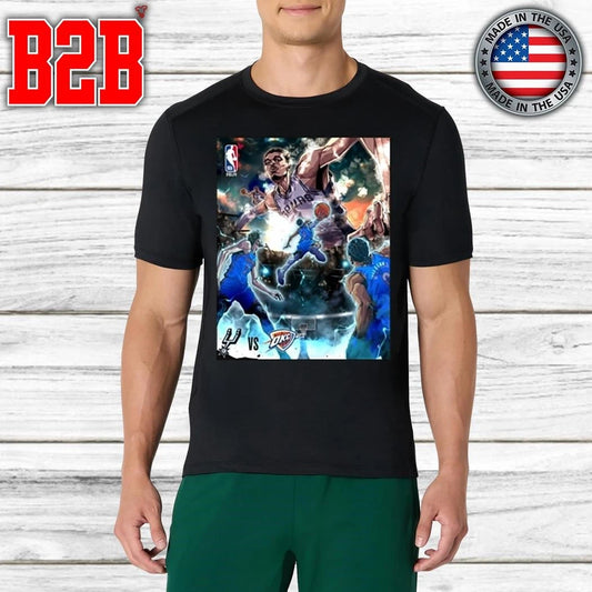 Nba San Antonio Spurs Vs Oklahoma City Thunder 2026 Poster Shirt