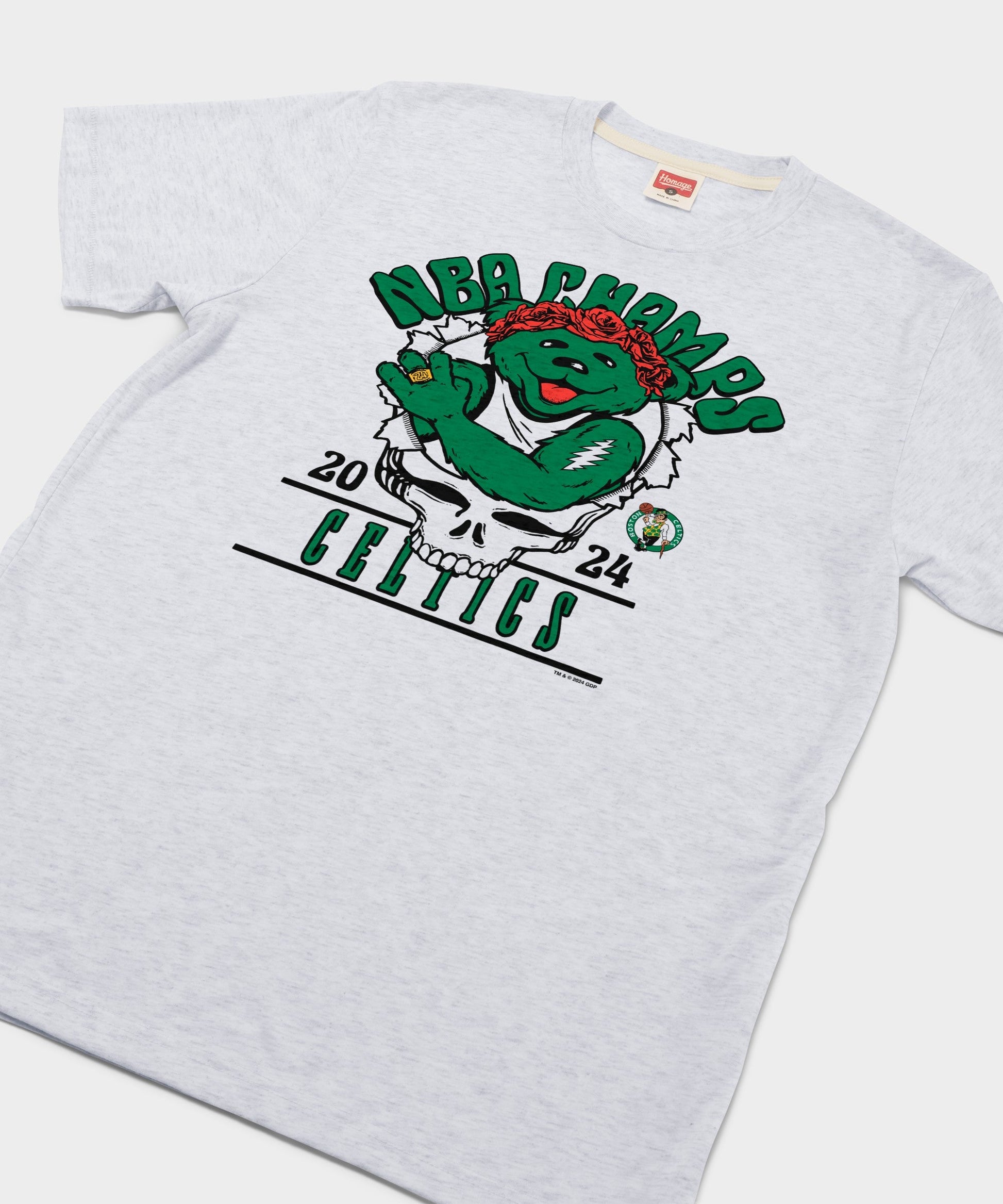 NBA x Grateful Dead 2024 Champs Celtics