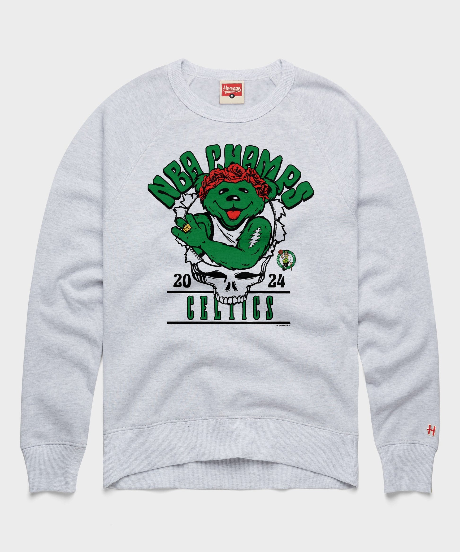 NBA x Grateful Dead 2024 Champs Celtics Crewneck