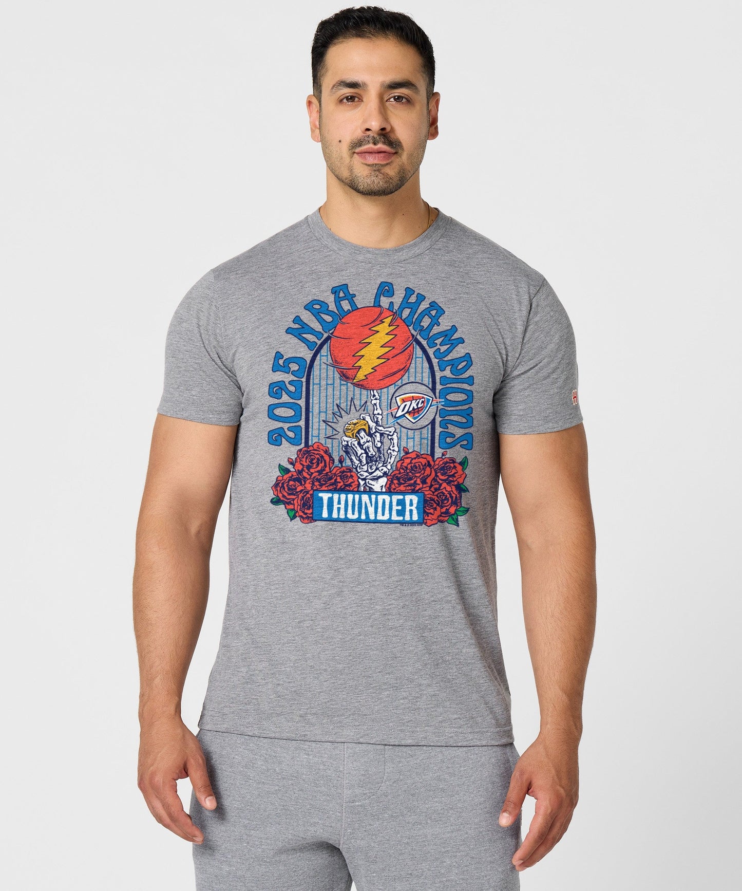 NBA x Grateful Dead 2025 Champs Thunder