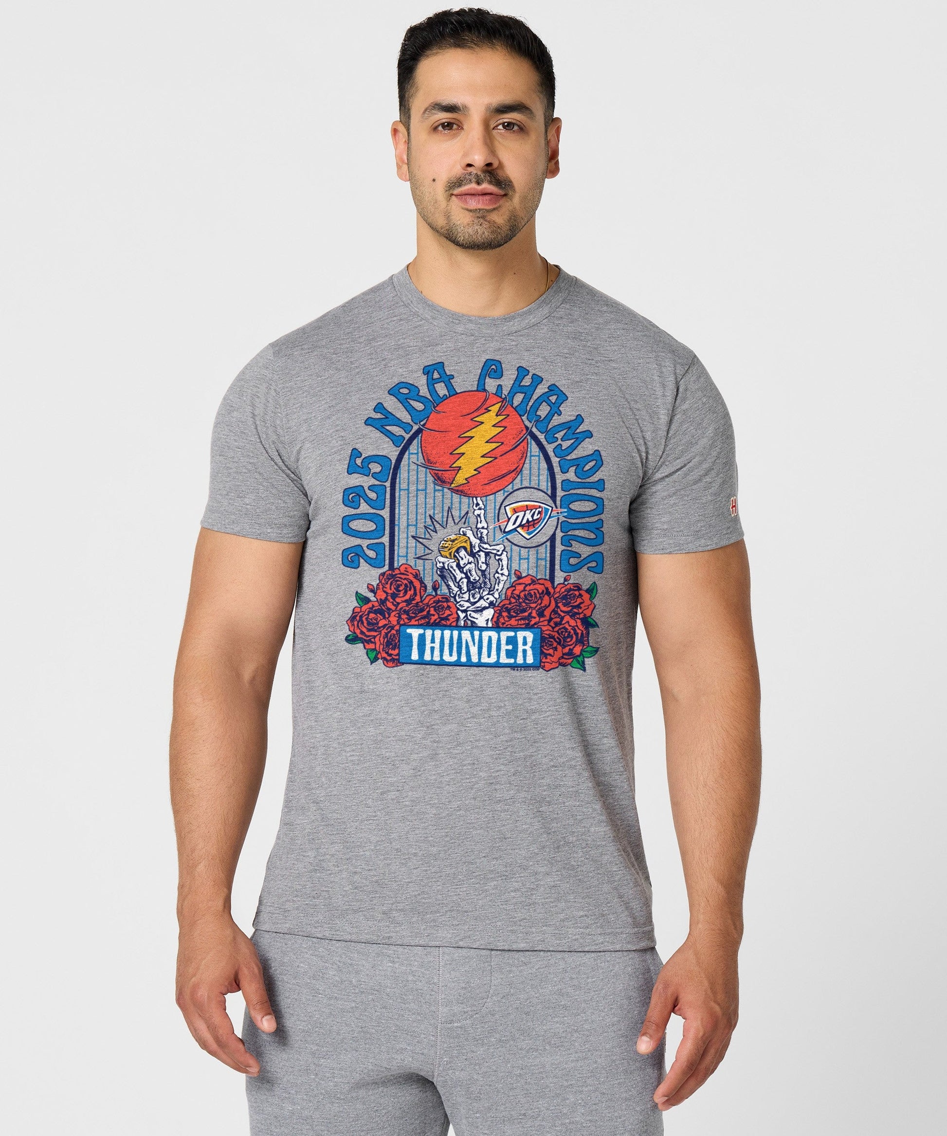 NBA x Grateful Dead 2025 Champs Thunder