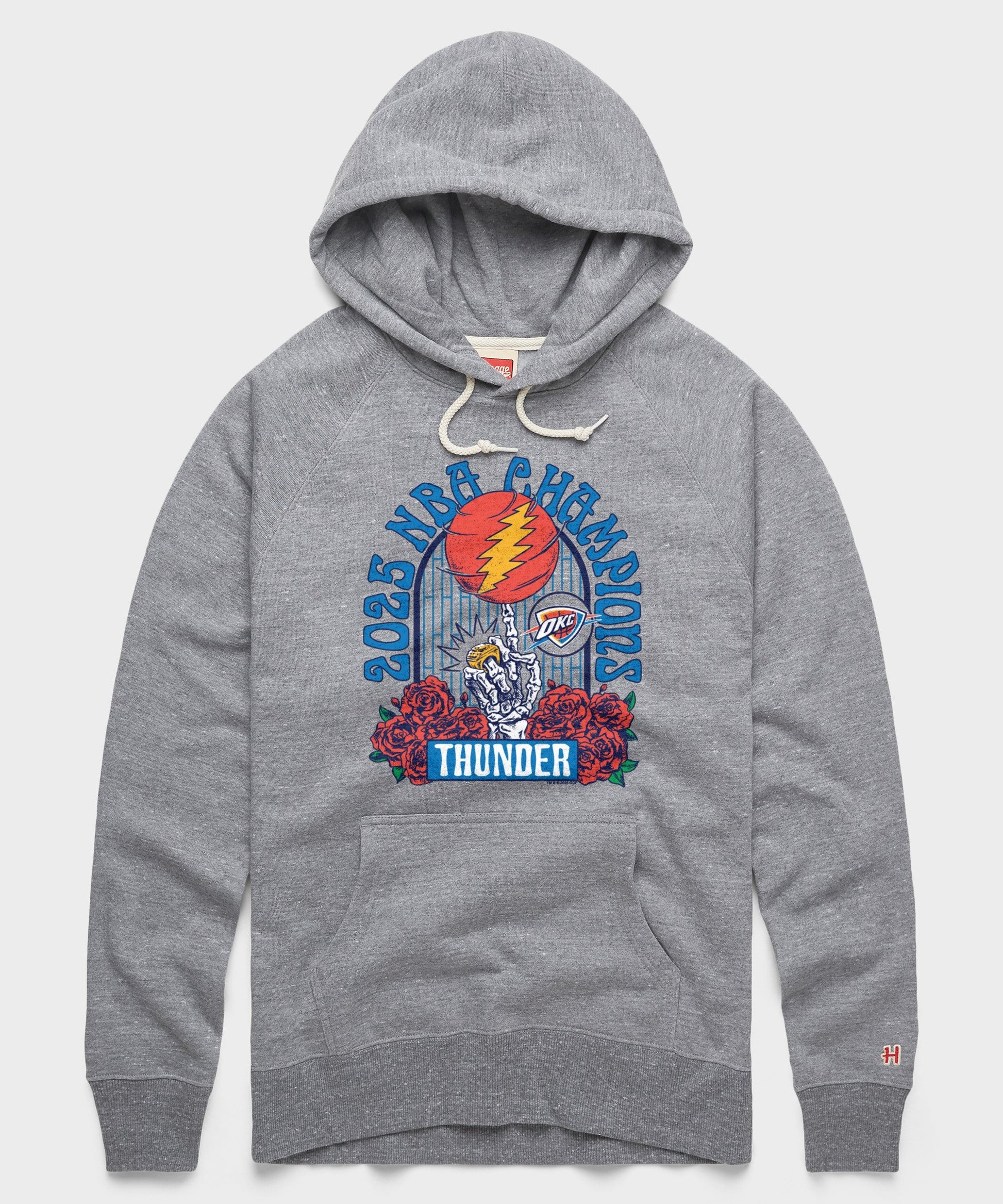 NBA x Grateful Dead 2025 Champs Thunder Hoodie