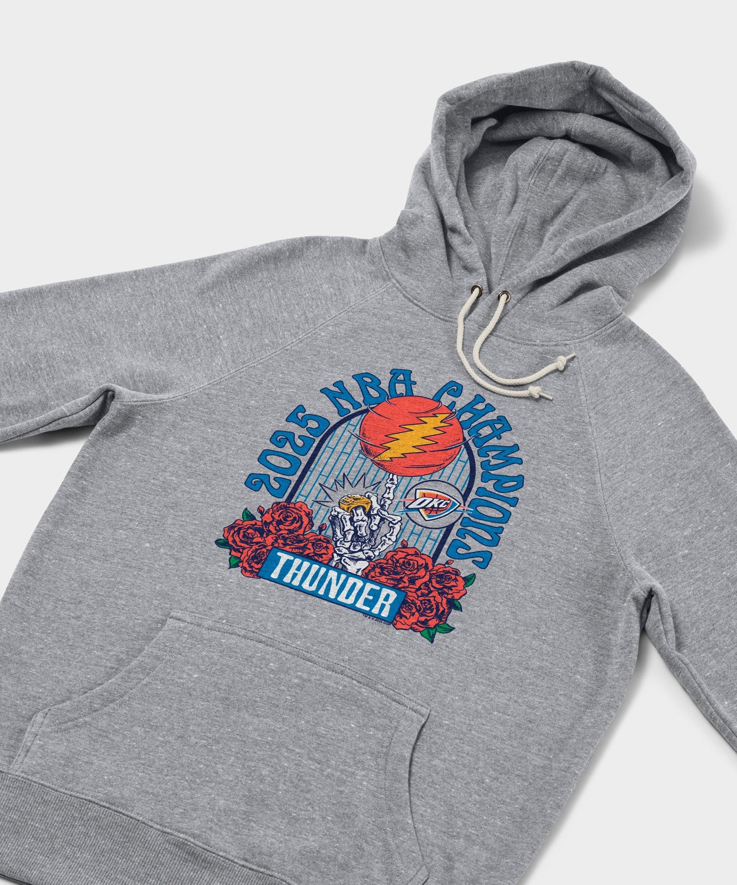 NBA x Grateful Dead 2025 Champs Thunder Hoodie