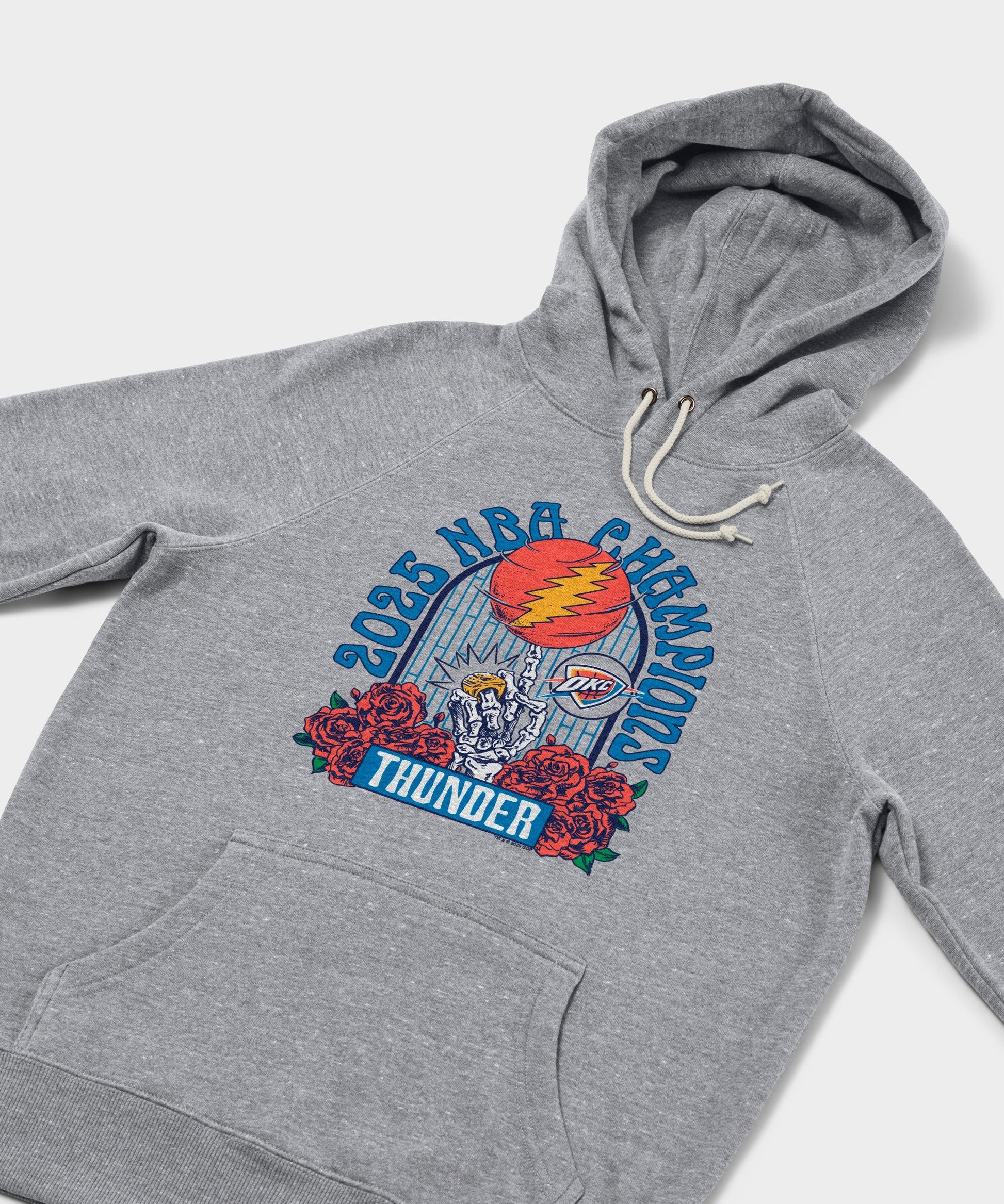 NBA x Grateful Dead 2025 Champs Thunder Hoodie