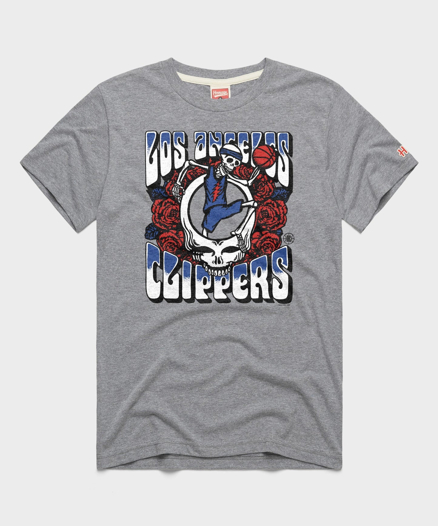 NBA x Grateful Dead x Clippers Skull