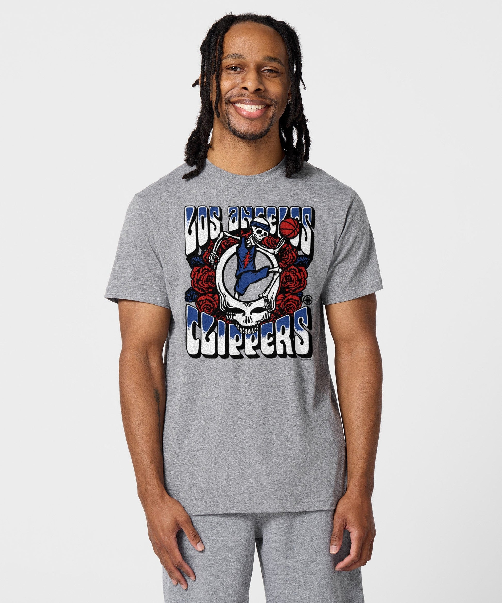NBA x Grateful Dead x Clippers Skull