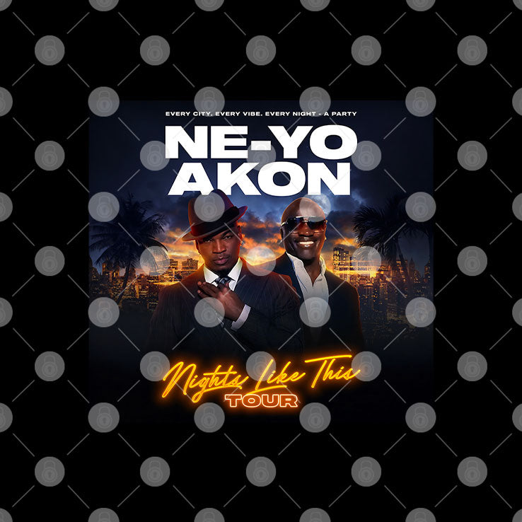 Ne-Yo Akon Nights Like This Tour 2026 Shirt