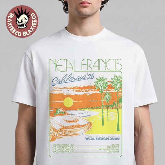 Neal Francis California 2026 Run Shows Schedule Dates T-Shirt