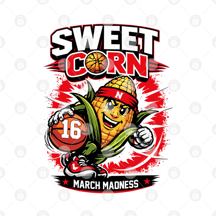 Nebraska Basketball Sweet Corn 16 March Madness Shirt