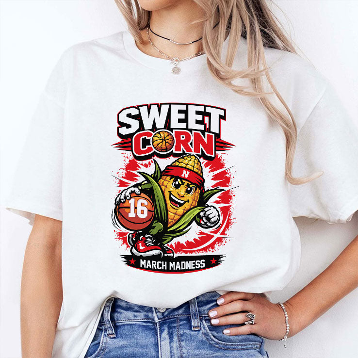 Nebraska Basketball Sweet Corn 16 March Madness Shirt