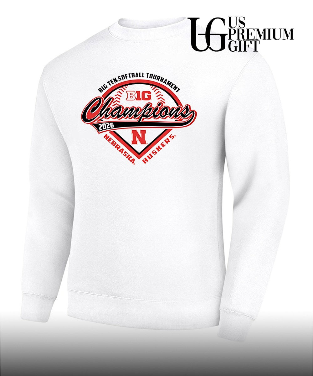 Nebraska Cornhuskers 2026 Big Ten Softball Tournament Champions T-shirt